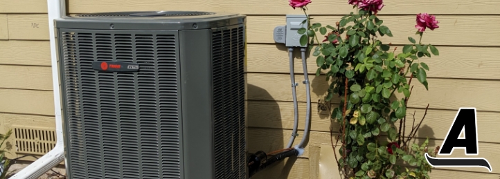 Residential Air Conditioning Unit Installed