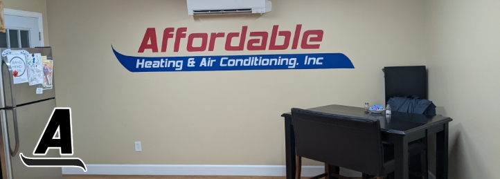 Inside of Affordable Heating & Air Conditioning office building